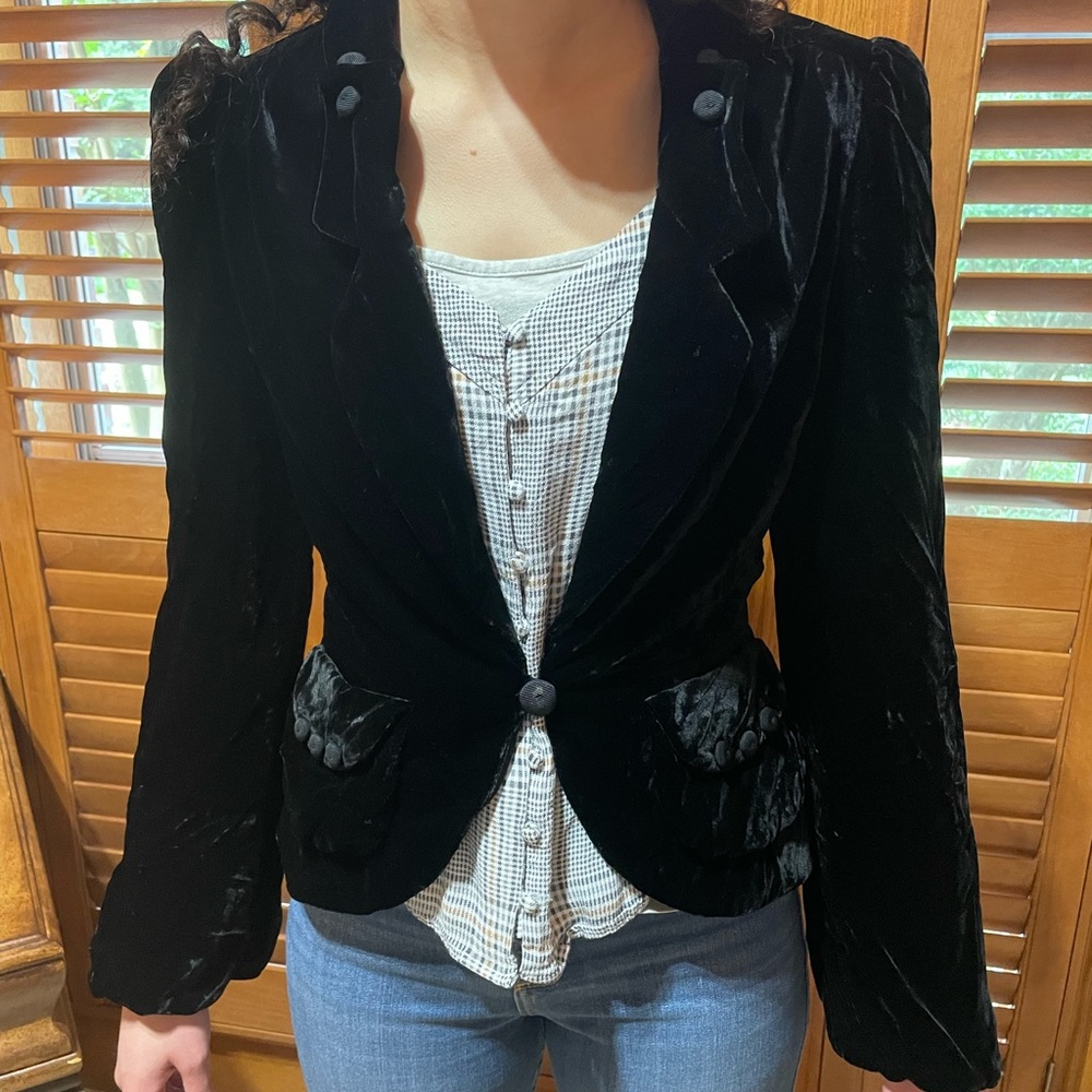Marc Jacobs Velvet jacket size 4 - Picture 5 of 14